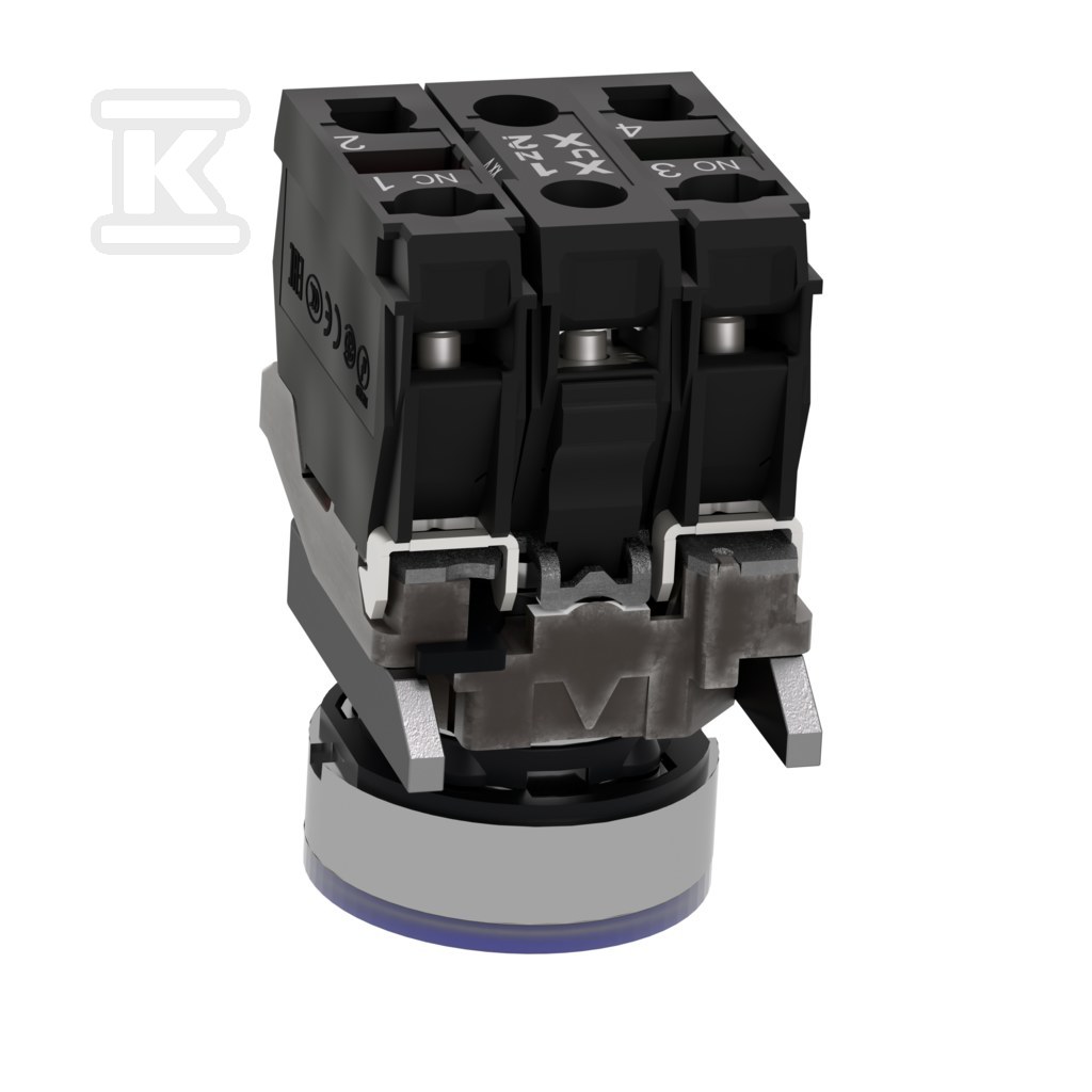 Botão plano azul LED 230/240V Harmony - XB4BW36M5